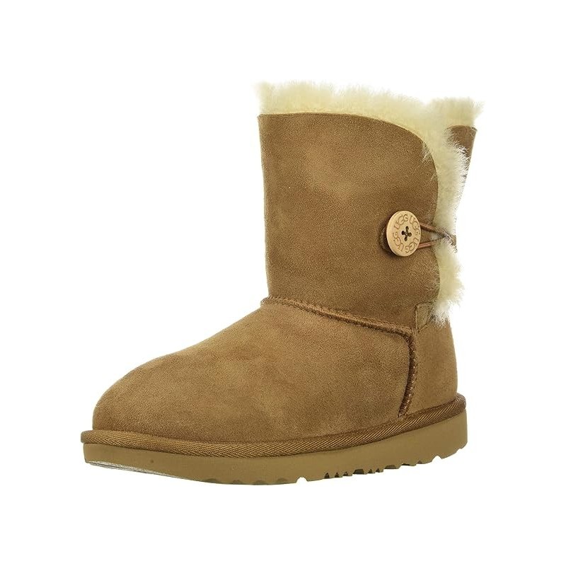 Bottes UGG K Bailey Button II Enfant Semelle Rocker Spéciale