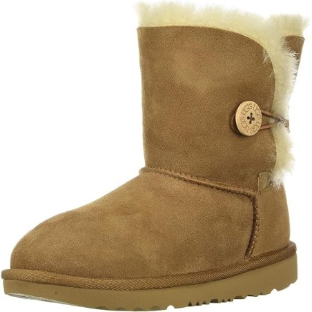 Bottes UGG K Bailey Button II Enfant Semelle Rocker Spéciale