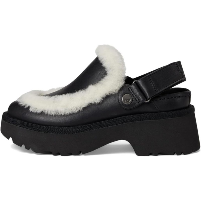 UGG Esmee Leather Clog Lanière Pratique Fonctionnelle